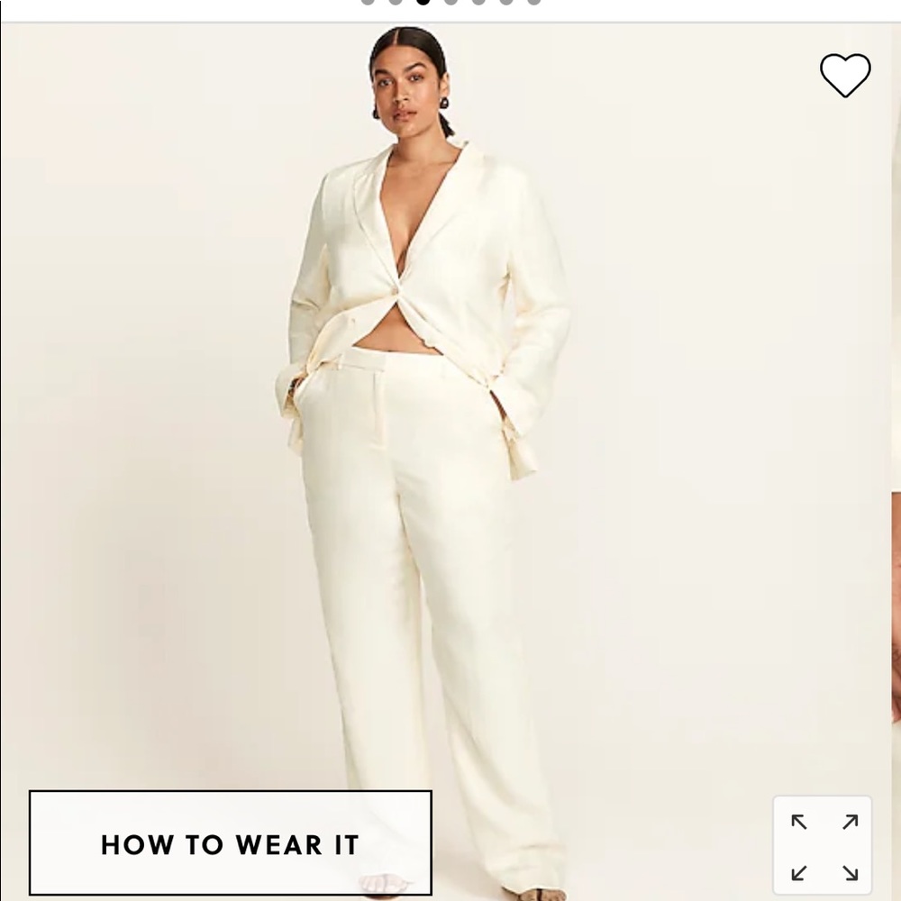 J. Crew Petite Drapey cupro trouser